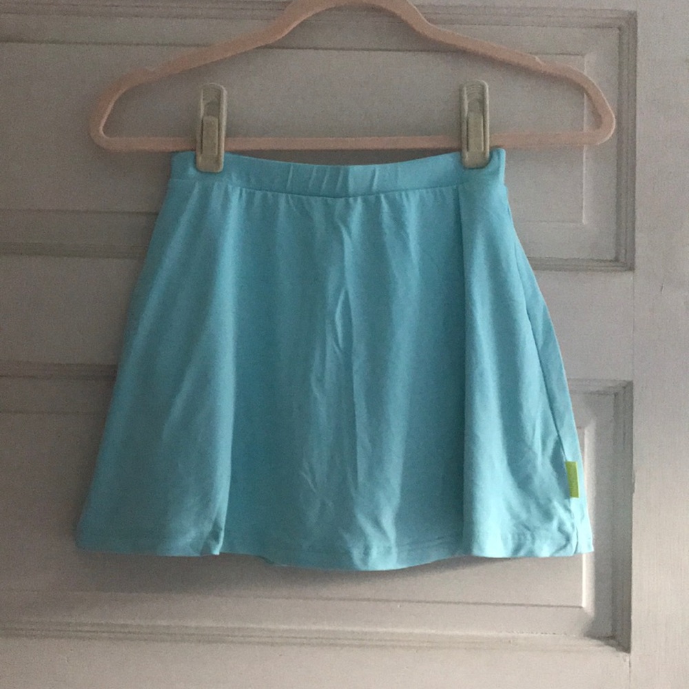 Pure Lime Turquoise tennis skirt